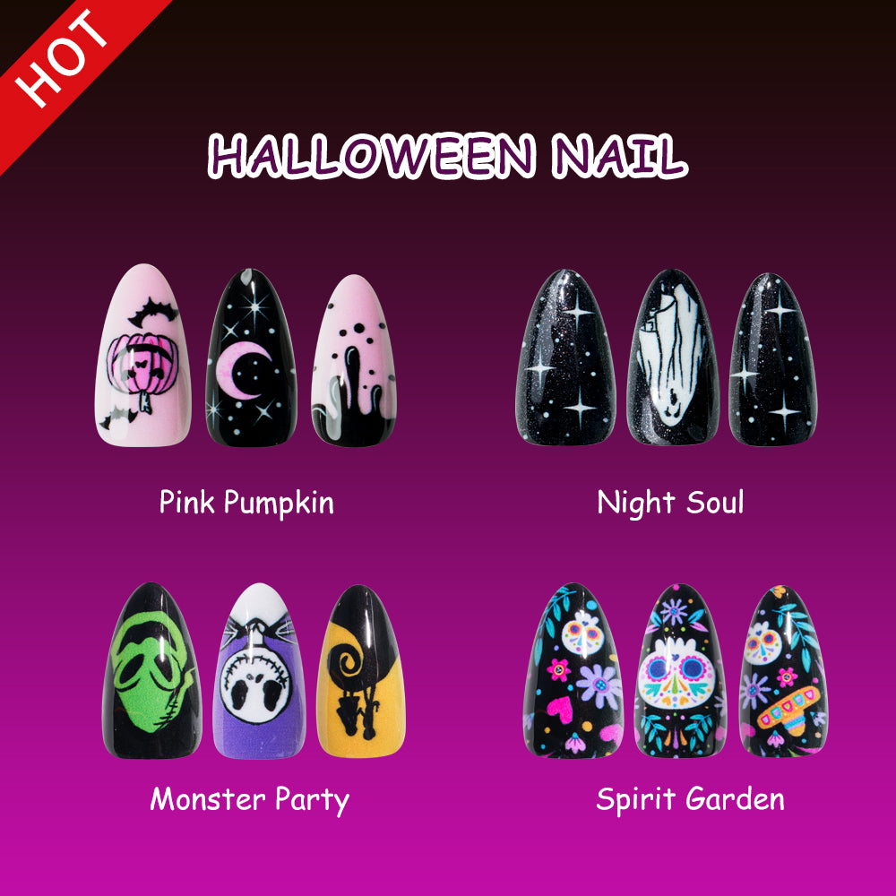 Celebrate Halloween with Glamermaid's Press-On Nails