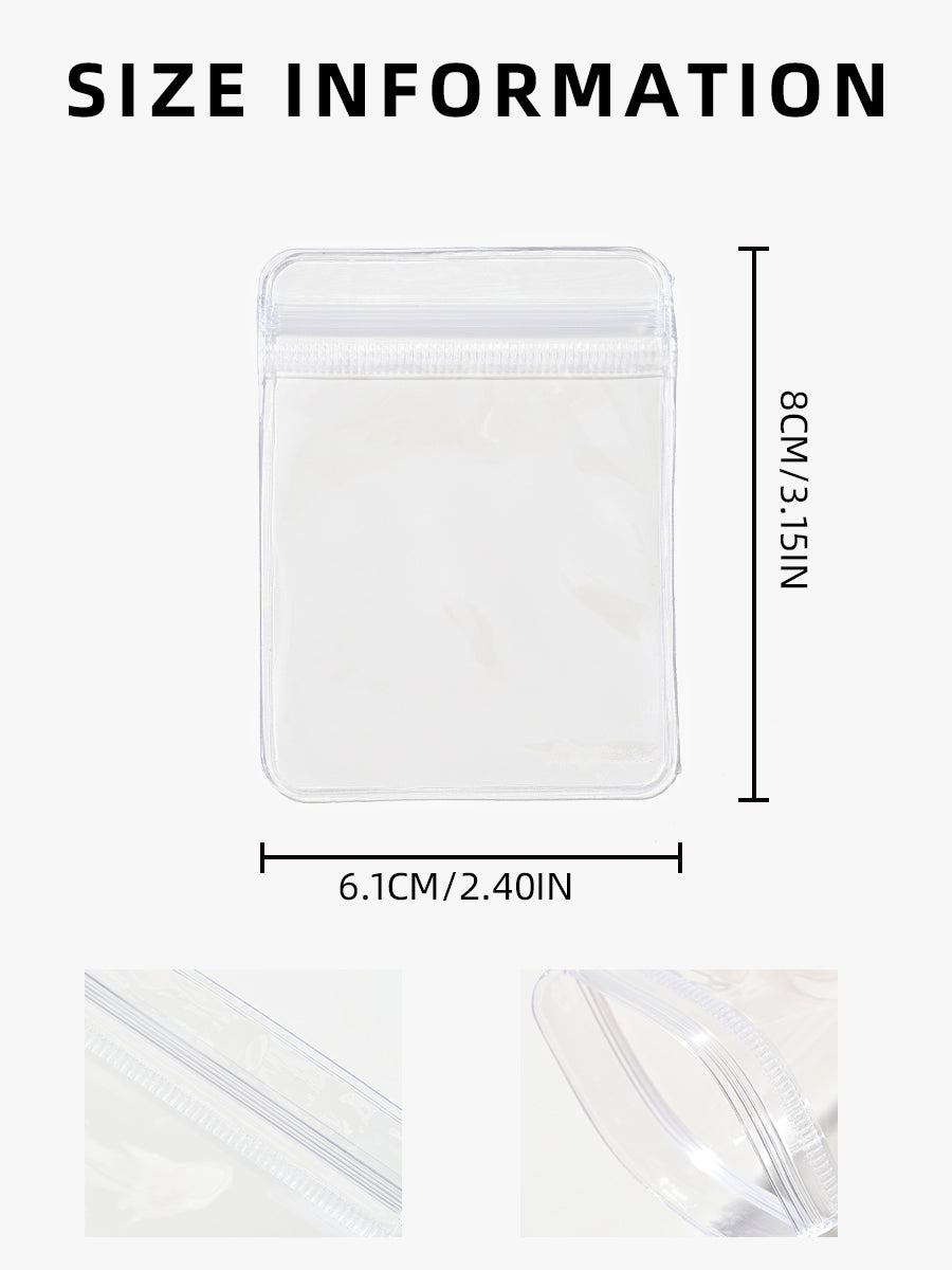 PVC Clear Anti Oxidation Zipper Bag（10 PCS）