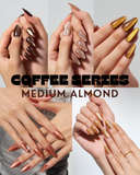 Coffee Series Nail Sets / 5 PCS