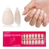 French Tips Press on Nails for Nail Art DIY - 150 PCS in 15 Size Fake Nails DIY Salon for Women