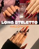 Halloween Long Stiletto Nail Sets / 3 PCS