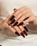 Cat Eye/ Velvet Night (Handmade) / Medium Long Coffin