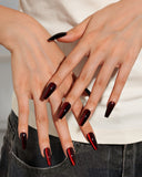 Cat Eye/ Velvet Night (Handmade) / Medium Long Coffin