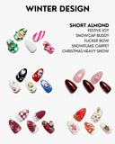 Winter Design Nail Sets / 5 PCS