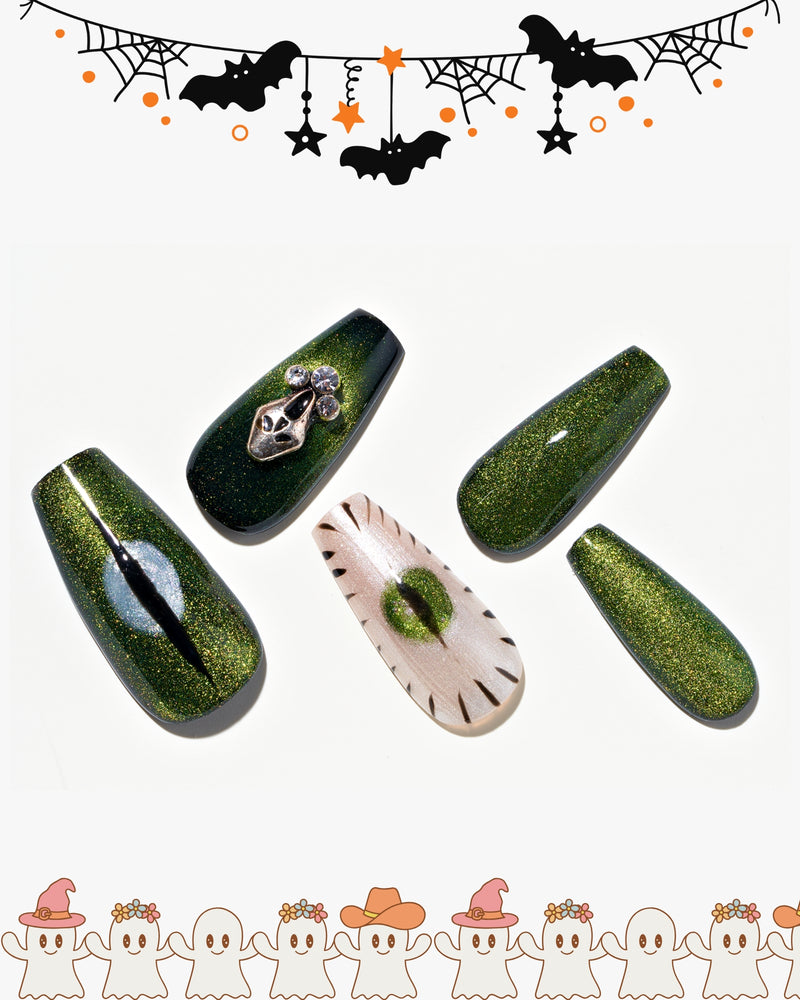 Cat Eye / Emerald Curse (Handmade)