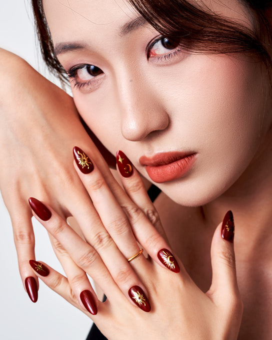 Witch Symbol (Handmade)/Red Almond