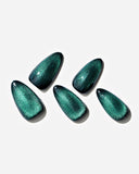 Cat Eye/Emerald(Handmade)/Medium Almond