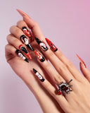 Halloween Long Stiletto Nail Sets / 3 PCS