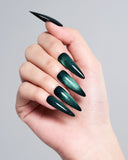 Cat Eye/Emerald(Handmade)/Long Stiletto