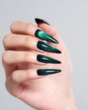 Cat Eye/Emerald(Handmade)/Long Stiletto