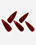 Dark Red(Handmade)/Long Stiletto