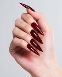 Dark Red(Handmade)/Long Stiletto