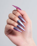 Cat Eye/Mermaid Grape(Handmade)/Long Stiletto