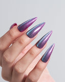 Cat Eye Nail Sets Long Stiletto/ 5 PCS