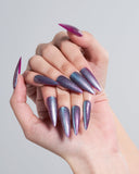 Cat Eye/Mermaid Grape(Handmade)/Long Stiletto