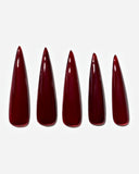 Dark Red(Handmade)/Extra Long Stiletto