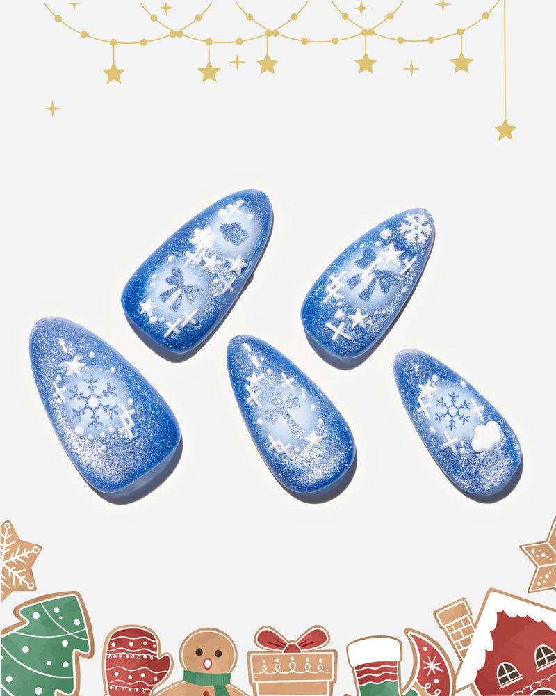 Cat Eye/Snowy Sparkle(Handmade)