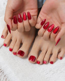 Toe Nail/Cat Eye/Jolly Red(Handmade)