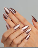 Cat Eye/ Hazelnut Latte (Handmade)