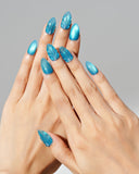 Cat Eye / Blue Hex (Handmade)