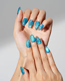 Cat Eye / Blue Hex (Handmade)