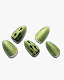 Cat Eye / Venomous Green (Handmade) / Short Almond