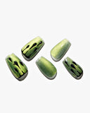 Cat Eye / Venomous Green (Handmade) / Short Coffin