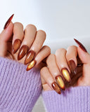 Cat Eye/ Toasted Almond (Handmade)/ 10 PCS