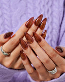 Cat Eye/ Toasted Almond (Handmade)/ 10 PCS