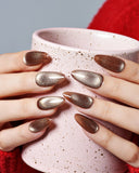 Cat Eye/ Dry Leaves (Handmade)