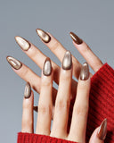 Cat Eye/ Dry Leaves (Handmade)