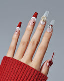 Cat Eye/ Jingle Bow (Handmade)/ 10 PCS