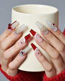 Cat Eye/ Jingle Bow (Handmade)/ 10 PCS