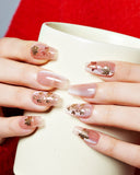 Cat Eye/ Champagne Leaf (Handmade)