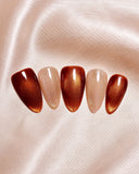 Cat Eye/ Cinnamon Gold (Handmade)