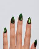 Cat Eye/ Jade & Ruby (Handmade)