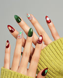Cat Eye/ Festive Fizz (Handmade)/ Short Almond