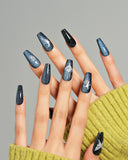 Cat Eye/ Polar Night (Handmade) / Medium Long Coffin