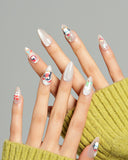 Cat Eye/ Snowy Waddle (Handmade)
