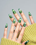 Cat Eye/ Emerald Meadow (Handmade)