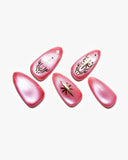 Cat Eye/Moonstone Magic (Handmade) / Pink