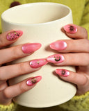 Cat Eye/Moonstone Magic (Handmade) / Pink