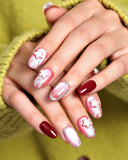 Cat Eye/ Pink Spark (Handmade)