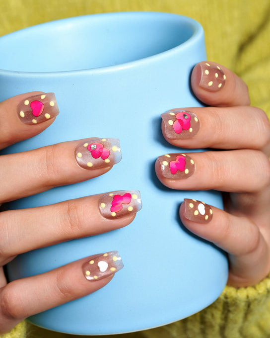 Cat Eye/ Heart Hop (Handmade)