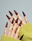 Cat Eye/ Velvet Night (Handmade)/ Long Stiletto