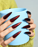 Cat Eye/ Velvet Night (Handmade)/ Long Stiletto