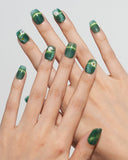 Cat Eye/ Emerald Meadow (Handmade) / Short Square