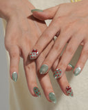 Cat Eye/ Cherry Mint (Handmade)