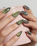 Cat Eye/ Mossy Noir (Handmade)