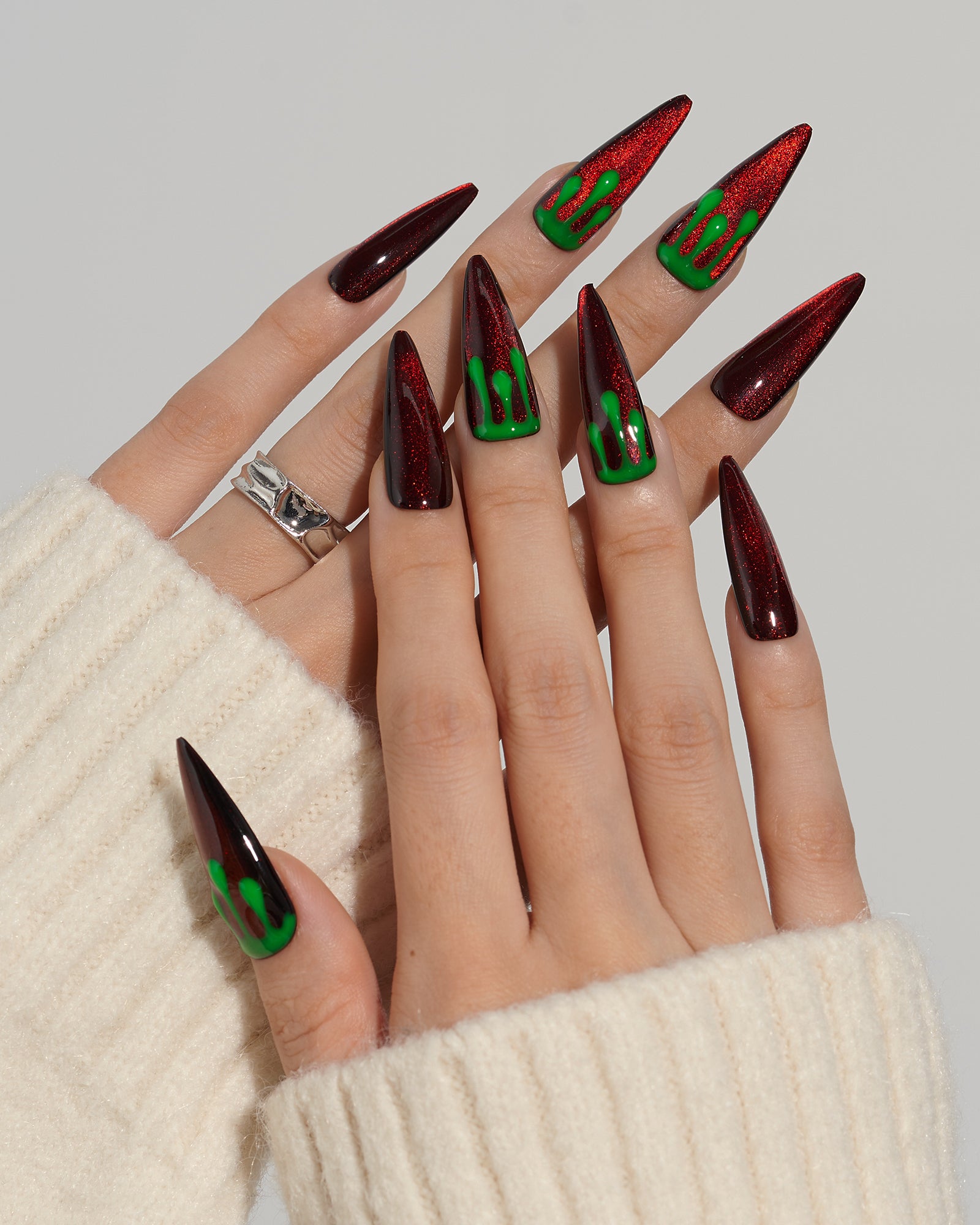 Cat Eye/ Toxic Bite (Handmade)